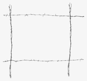 Barb Wire Clipart Box Border - Barbed Wire