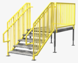 Portable Stairs Left Entry - Handrail