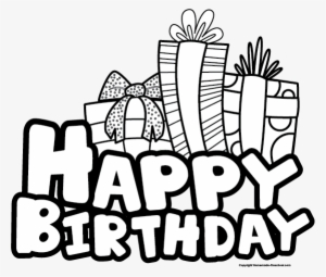 Free Happy Birthday Clipart Clipartpost - Happy Birthday Photos Black And White