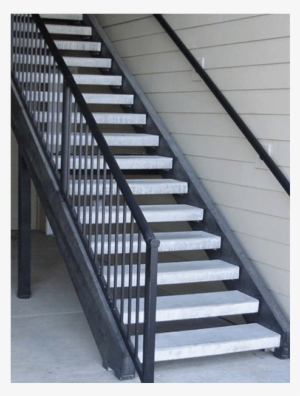 View Details - Concrete Stairs With Steel Construction
