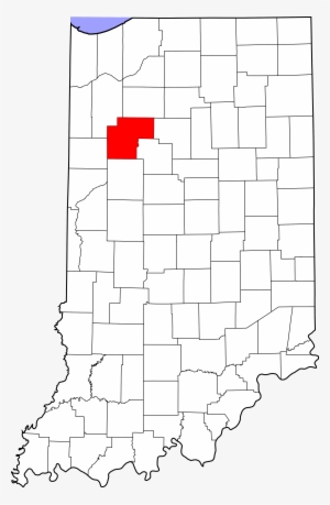 Map Of Indiana Highlighting White County - Columbus Indiana On Map