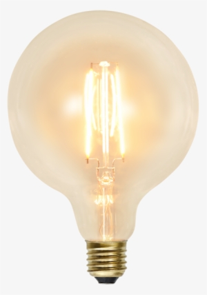 Led Lamp E27 G125 Soft Glow - Lamp Light Bulb Png