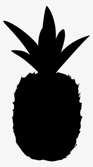 Pineapple Silhouette Png - Silhouette Pineapple Shape Png