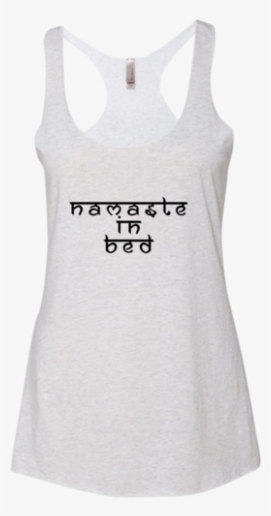 Namaste In Bed - Hubby And Wifey Shirts- Couples Shirts