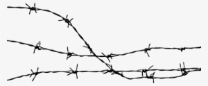 Western Fence Royalty Free Library Huge - Barbwire Png