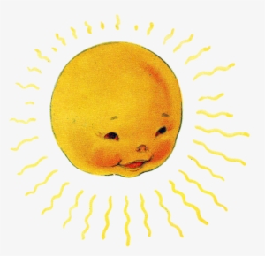 Graphics, Graphics, Graphics - Vintage Yellow Sun Illustration