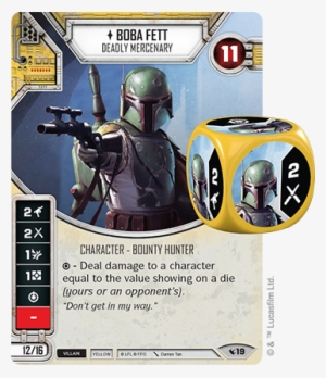 Swd09 Boba-fett - Star Wars Destiny Legacies