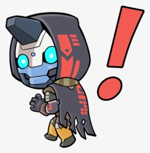 There's Drama Going Down In The Hunter's Shower Room - Cayde 6 Chibi Png