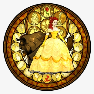 So Far, Three Disney Princesses Have Been Confirmed - Beauty And The Beast Kingdom Hearts Stained Glass