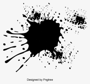 Ink Effect, Black Ink, Ink, Droplet Png Image And Clipart - Instagram Splash Logo Png