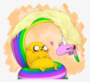 Adventure Time - Jake And Lady Rainicorn Love
