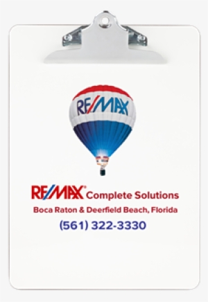 Remax Logo Clipboard - Re/max Home Buyer's Survival Guide