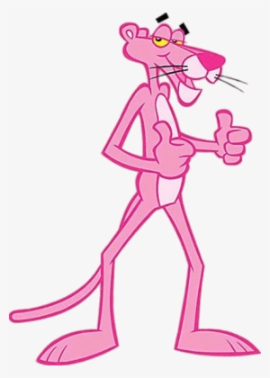 Pink Panther Thumbs Up - Pink Panther Vector Free