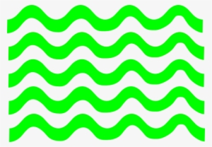 How To Set Use Green Wave Lines Clipart