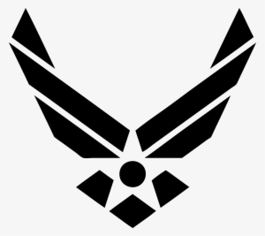 Air Force Logo Png Vector - Air Force Symbol Black
