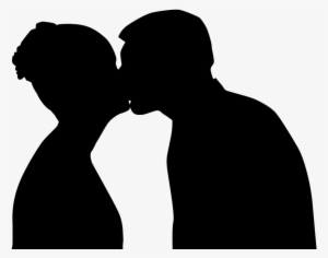 Love Kiss Hug Man Couple - Clipart Man And Woman Kissing