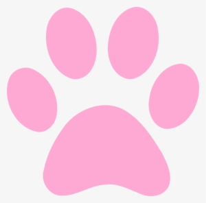 Pink Panther Paw - Pink Dog Paw Print