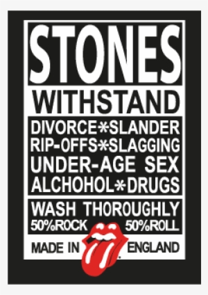 Rolling Stones Made In England Vector Logo - First Art Source Rolling Stones - Declaration Art Print
