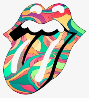 Practica 02 Rolling Stones Tongue Png - Llaveros De Cuadrados