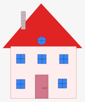 Colonial House Home Real Estate - House Clipart