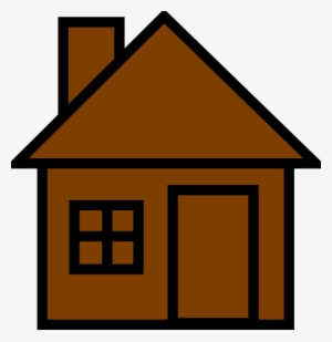 House Clipart Brown - Purple House Clipart