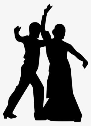 Flamenco Couple Silhouette - Danzas Icono Png