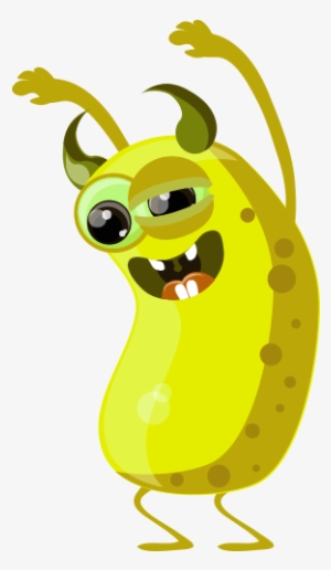 Cartoon Clip Art Big Eyes - Cartoon Bacteria