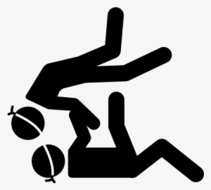 Paralympic Judo Couple Silhouette Vector - Fight Icon Png