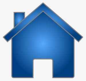 Blue House Svg Clip Arts 600 X 565 Px