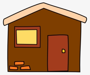 Brown House Clip Art At Vector Clip Art - Brown House Clipart