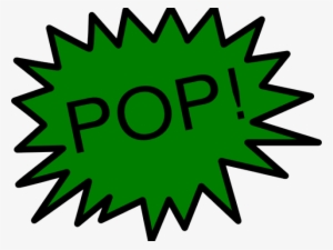 Green Pop Cliparts - Comic Bubble Blue Png