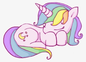 Cute Unicorn Clipart Tumblr - Sleeping Unicorn