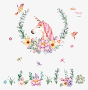Unicorn Wall Decals Girls Bedroom Wall Stickers Nursery