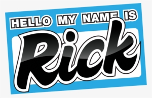 Hello My Name Is Rick - Poster