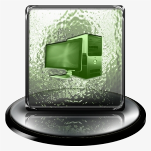 My Computer Icon Png - Green My Computer Icon