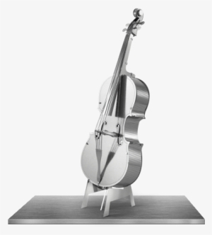 Picture Of Bass Fiddle - Bass Fiddle Metal Earth 3d Laser Cut Model