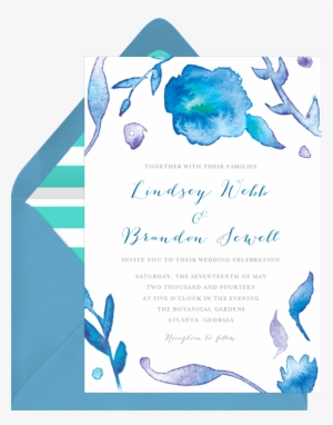 Tropical Watercolor By Shari Margolin Design - Wedding Invitation