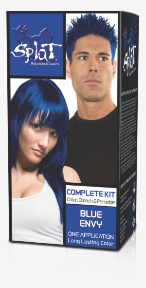 Best Hairstyles, Looks, Trends, 2018, 2019, - Blue Splat Hair Dye