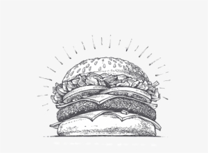 Logo Logo Logo Logo - Burger Drawing Png