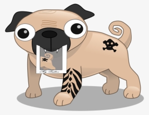Pug Tattoo - Pug Body Parts