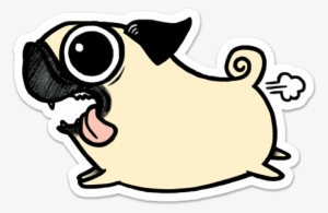 Pug Clipart Transparent - Pug Stickers Png