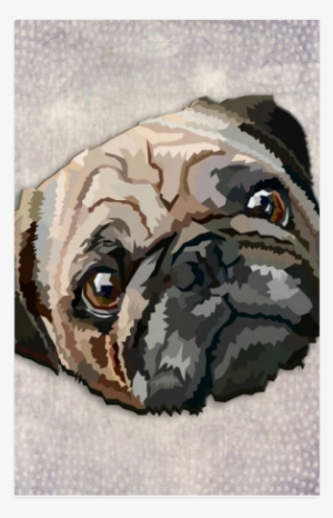 Pug Love Poster 23*36 - Society6 Pug Rug - 2' X 3' By Ancello