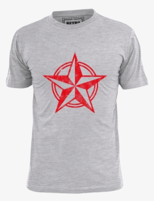 Red Star Shirt Zoom Retro Music Clothing Png Retro - Old Western Star Png