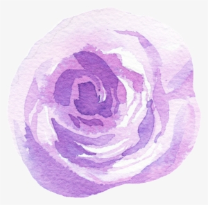 Hand Painted Pink Purple Flowers Png Transparent - Portable Network Graphics