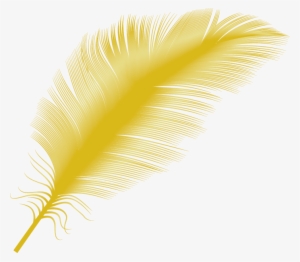 Feather Falling Png - Transparent Yellow Feather Png