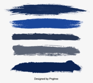 Vector Hand-painted Brush Strokes, Brush Vector, Vector, - Euclidean Vector