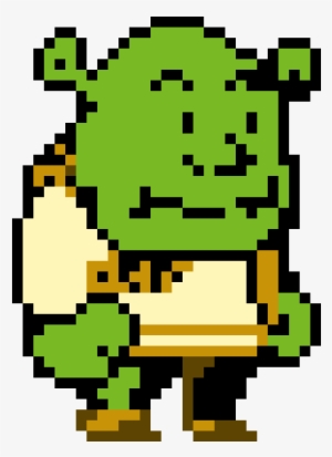 Shrek - D - Shrek Pixel Art