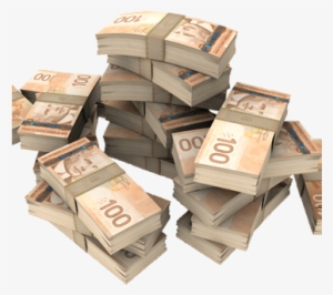 Counterfeit Currency Woes Continue In Prince George - Pile Of Canadian Money Png