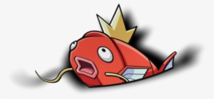 Magikarp Peeker Sticker - Sticker