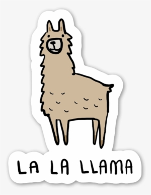 La La Llama Sticker - T-shirt